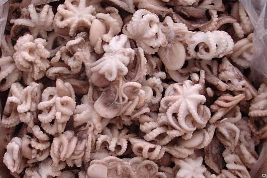 Мини осьминоги свежемороженые 60-80
