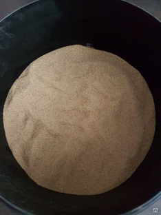 Песок сухой кварцевый очищенный для пескоструя 25 кг фракция 0.4-0.8 мм 
