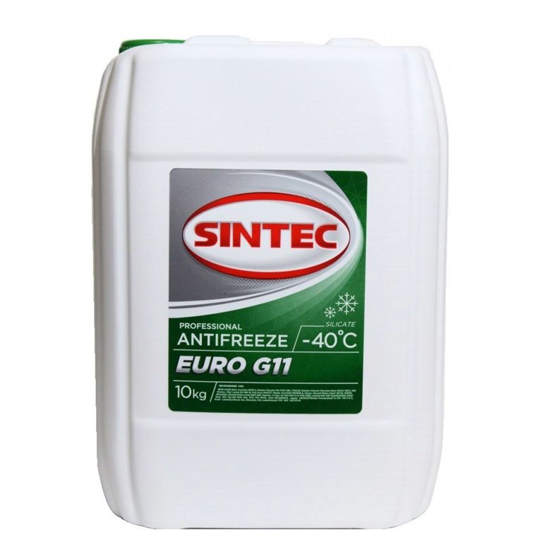 Антифриз Sintec EURO зеленый 10 кг