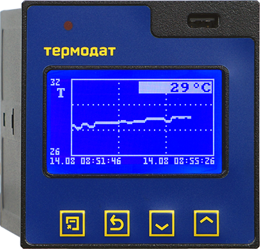 Термодат-16М6/1УВ/3Р/1А/485/4Gb/F терморегулятор