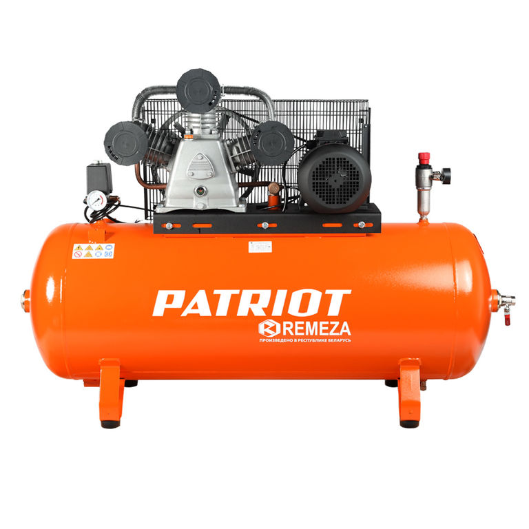 Компрессор PATRIOT REMEZA СБ 4/Ф-270 LB 75 - 880 л/мин, 10 Атм, 380 В, 5.5 кВт, Ресивер: 270 л, Выход: 1/2+1/4 дюйм 1