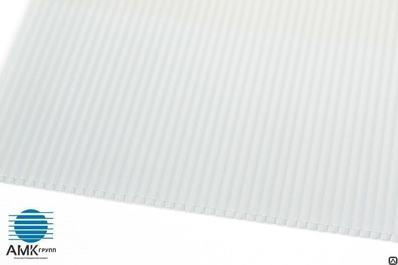Сотовый поликарбонат Sellex Comfort | 4 мм | 2,1х6(12) м | белый