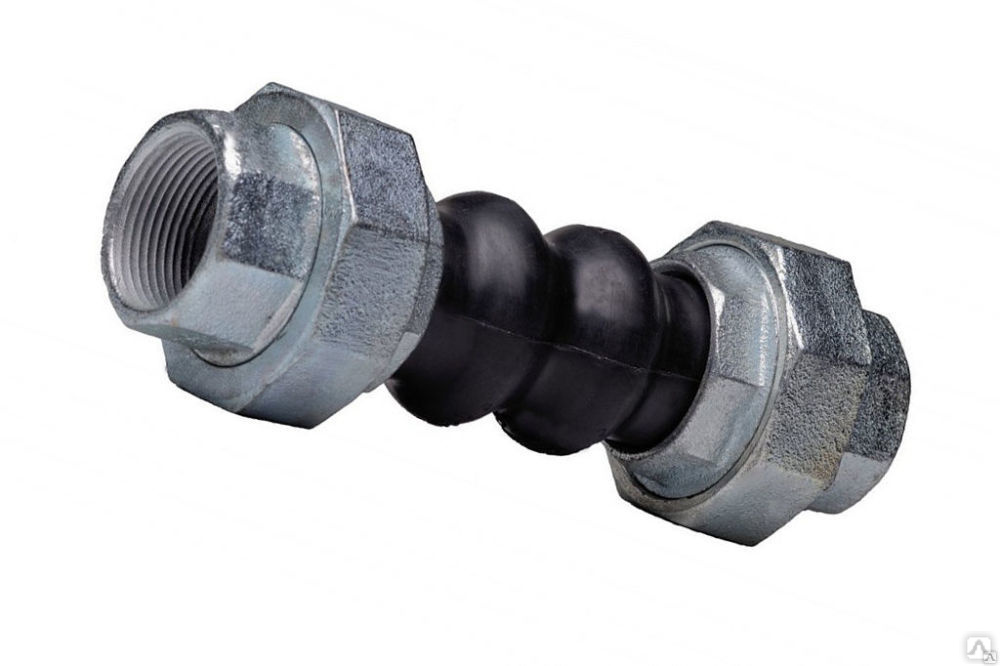 Компенсатор резиновый муфтовый NBR ДУ50 Ру16 осевой ход 25 ст.20 в Уфе ...