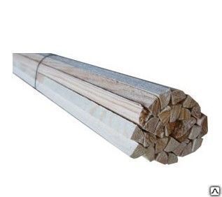 Штапик из дерева для деревянных окон 8 х 9 мм. длина 1 метр