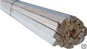 Штапик деревянный 8 х 9 мм сращенный без сучков сосна 1 метр