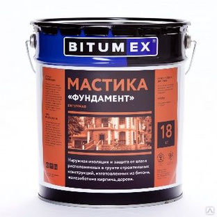 Мастика битумная изоляционная bitumex фундамент