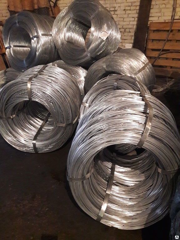 Проволока ГОСТ 3282-74 Низкоуглеродистая ТНЦ 3,0мм Оцинкованная.