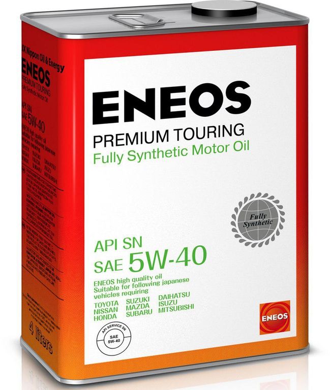 Масло моторное ENEOS Premium Touring SN 5W-40 (4 л)