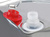 Ручной насос, с 2 шаровыми кранами, для канистр, из белой жести, с сольвентами #3