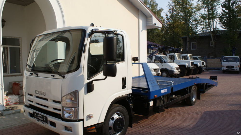 Услуги грузового эвакуатора ISUZU NQR-75P легкового