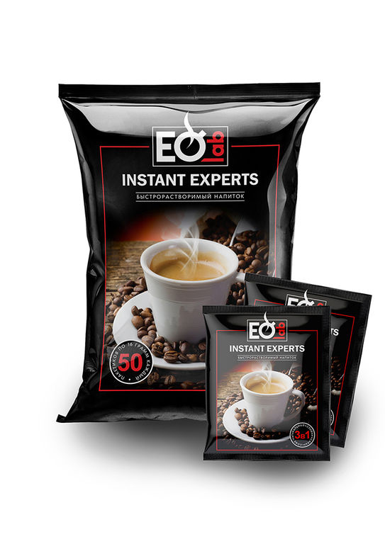 Кофе растворимый 3 в 1 Instant Experts Eolab 50 пак. по 16 г
