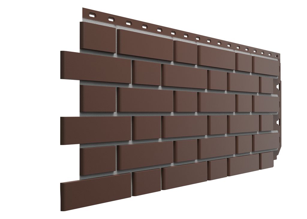 Фасадная панель Docke Flemish Фломандская коричневая 1095х420 мм, 0,46 м2