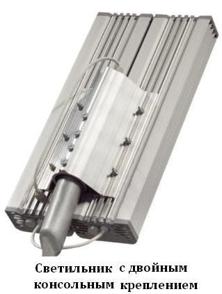 Светодиодный светильник уличный ДКУ 07-480Вт (без оптики) (2*0,75м)