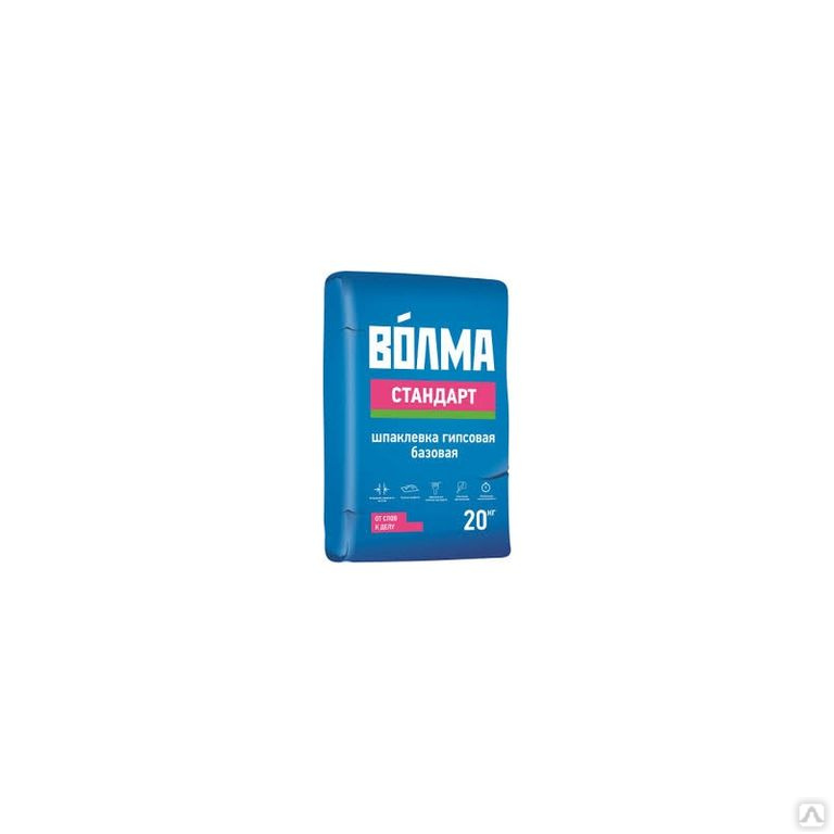 Шпатлевка гипсовая ВОЛМА Стандарт 1-8мм 25кг, цена в Симферополе от ...