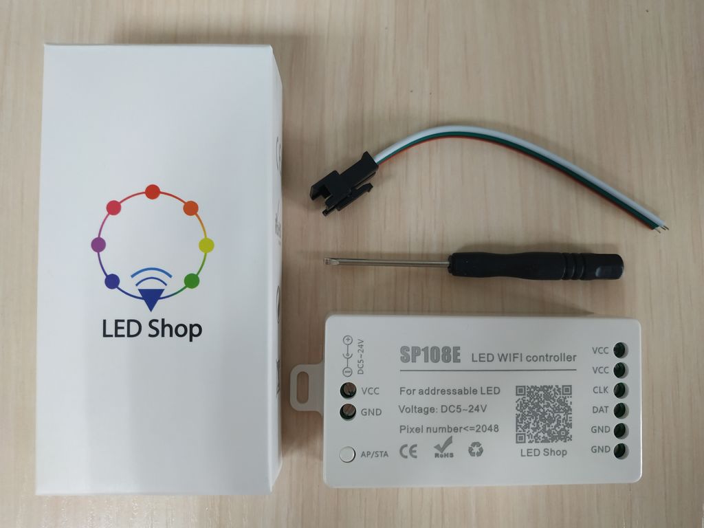 Контроллер SP108E для адресной LED 2812 и 2811 ленты