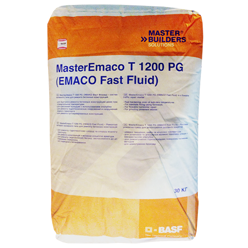 Быстротвердеющая ремонтная смесь для бетона MasterEmaco® T 1200 PG W,25 кг