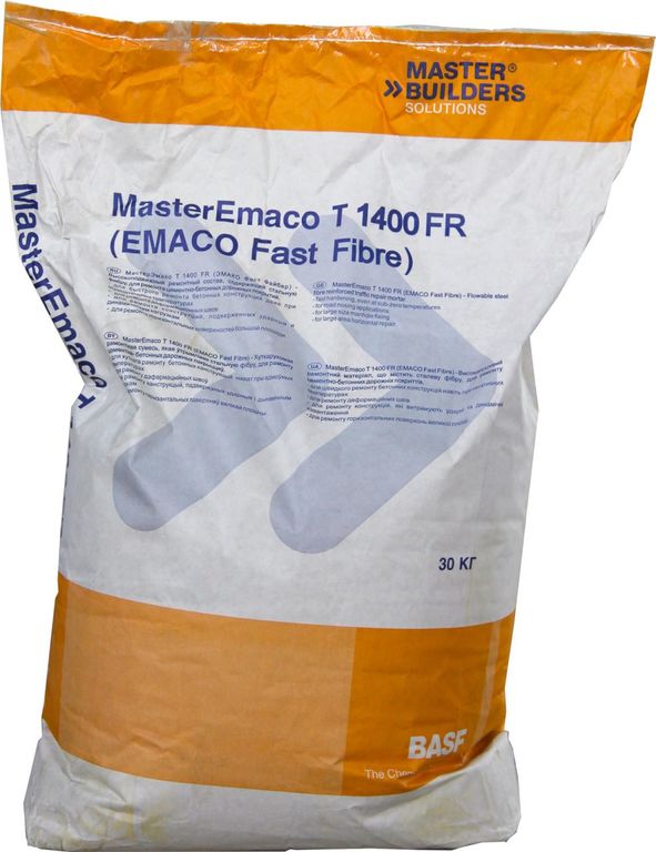 Быстротвердеющая ремонтная смесь для бетона MasterEmaco® T 1400 W,25 кг