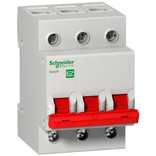 Выключатель нагрузки Schneider Electric EASY9 (модульный рубильник) 3П 80А 400В EZ9S16380