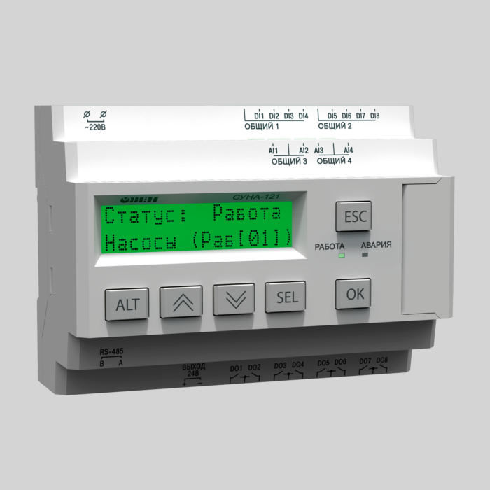 Контроллер управления насосами СУНА-121.24.05.00
