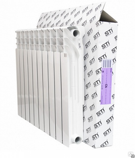 Биметаллический радиатор STI 500-80 (8 сек.) 
