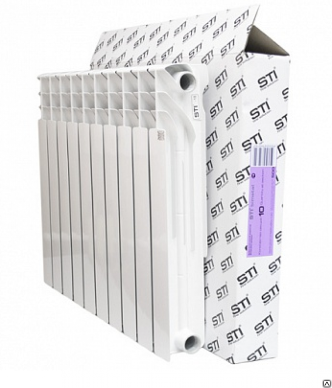 Биметаллический радиатор STI 500-80 8 секций