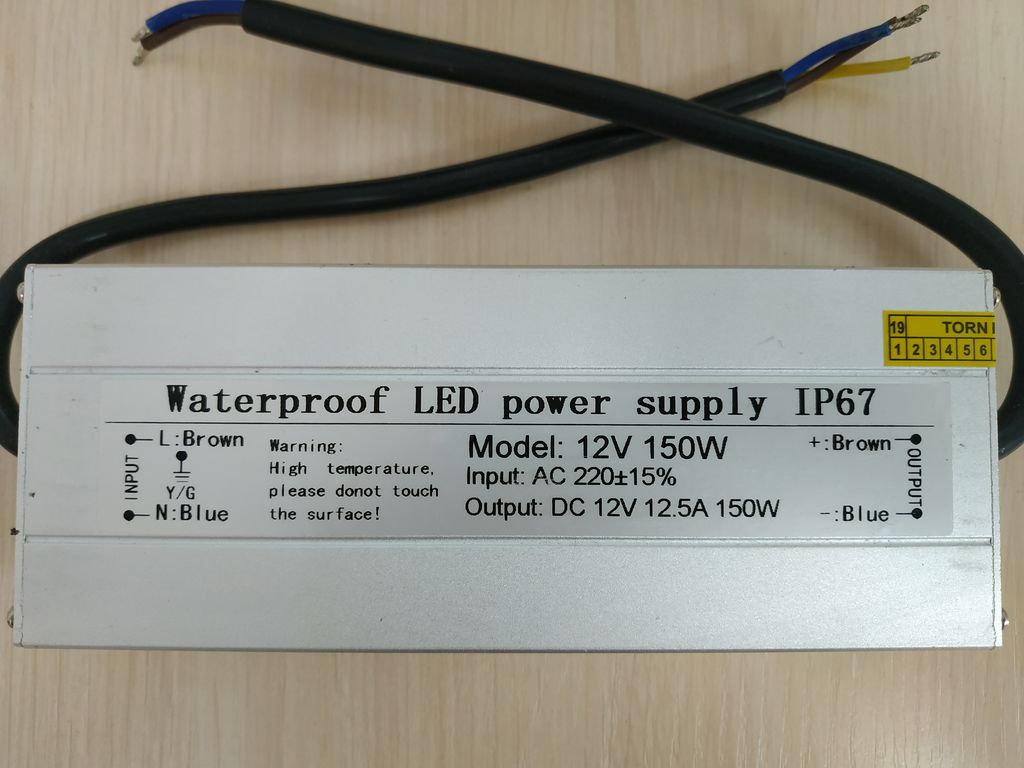 Блок питания 12 V IP67 - 25, 30, 50, 60, 80, 100, 120, 150, 200, 250, 300,  350, 400 уличный, цена в Барнауле от компании АлтСвет