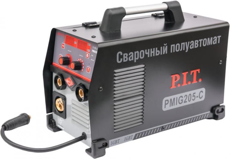 Инвертор полуавтомат P.I.T. PMIG 205-C (205A.ПВ-60,ММА.2,5-5мм. 5,4кВт)