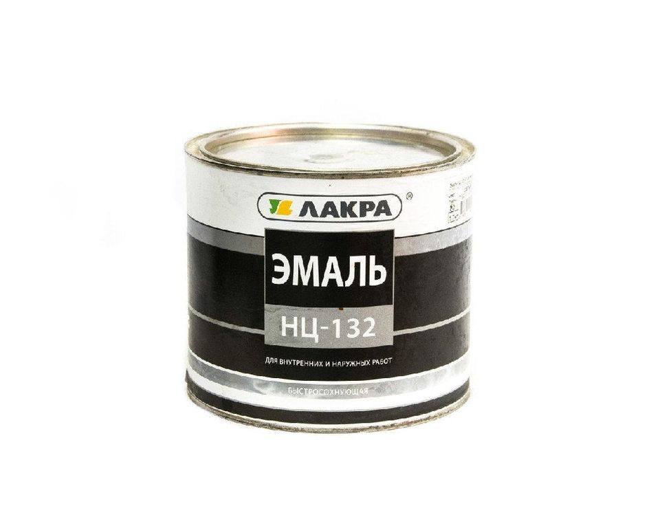 Эмаль НЦ-132 Черный Лакра 1,7 кг 6 шт