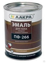 Эмаль ПФ-266 красно-коричневая Лакра 3кг (упак. 6 шт) 