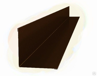 Планка угла внутреннего 50х50х3000 (ПЭ-01-8017 Коричневый шоколад-0,45) 