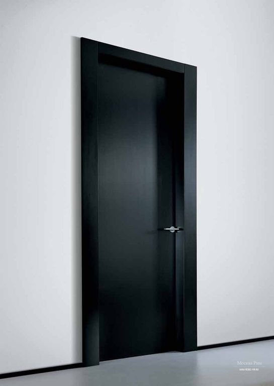 Дверь межкомнатная черная