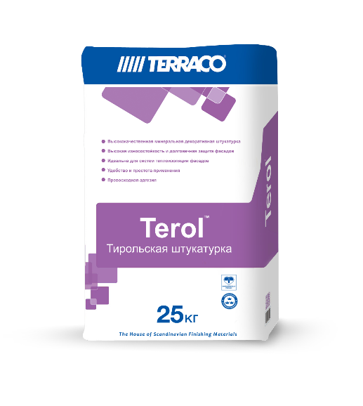 Покрытие для фасадов Терол Декор (Terol DECOR) 25 кг TERRACO