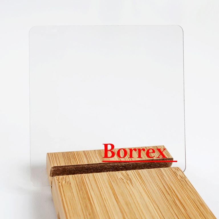 Монолитный поликарбонат Borrex (Россия) 2UV, бесцветный 1мм, лист 1250*2050