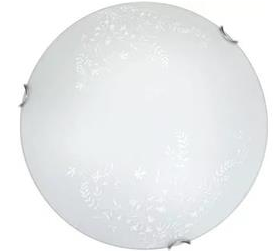 Светильник круглый, матовое стекло, белый, d-300mm Е27 2х60Вт, А51