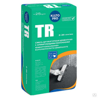 Смесь штукатурная цементная с фиброволокном Kiilto TR 25 кг