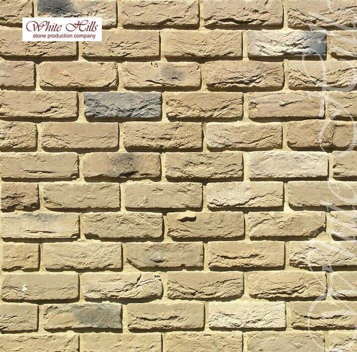 305-20 White Hills Облицовочный кирпич «Бремен брик» (Bremen brick), песочный, плоскостной.
