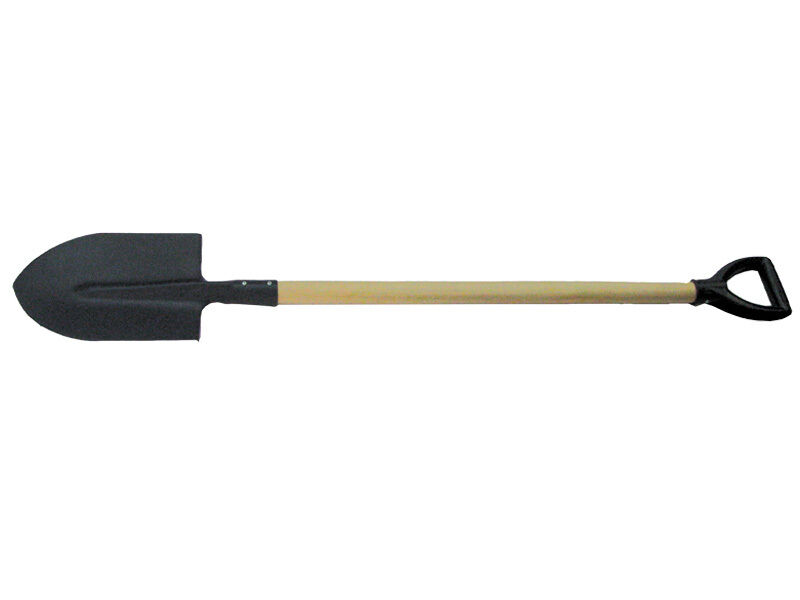 Лопата штыковая копальная сталь 15 мм окраска и V-образной ручкой 1000 мм
