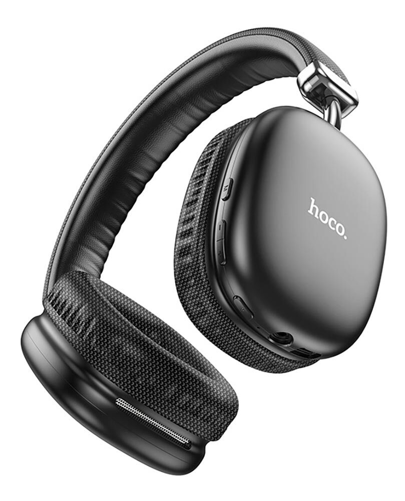 Наушники беспроводные с микрофоном Bluetooth 5.0, W35 черный "Hoco" 1