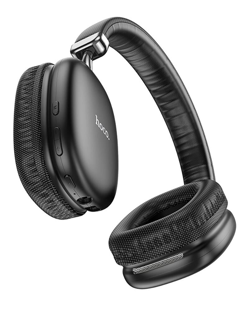 Наушники беспроводные с микрофоном Bluetooth 5.0, W35 черный "Hoco" 2