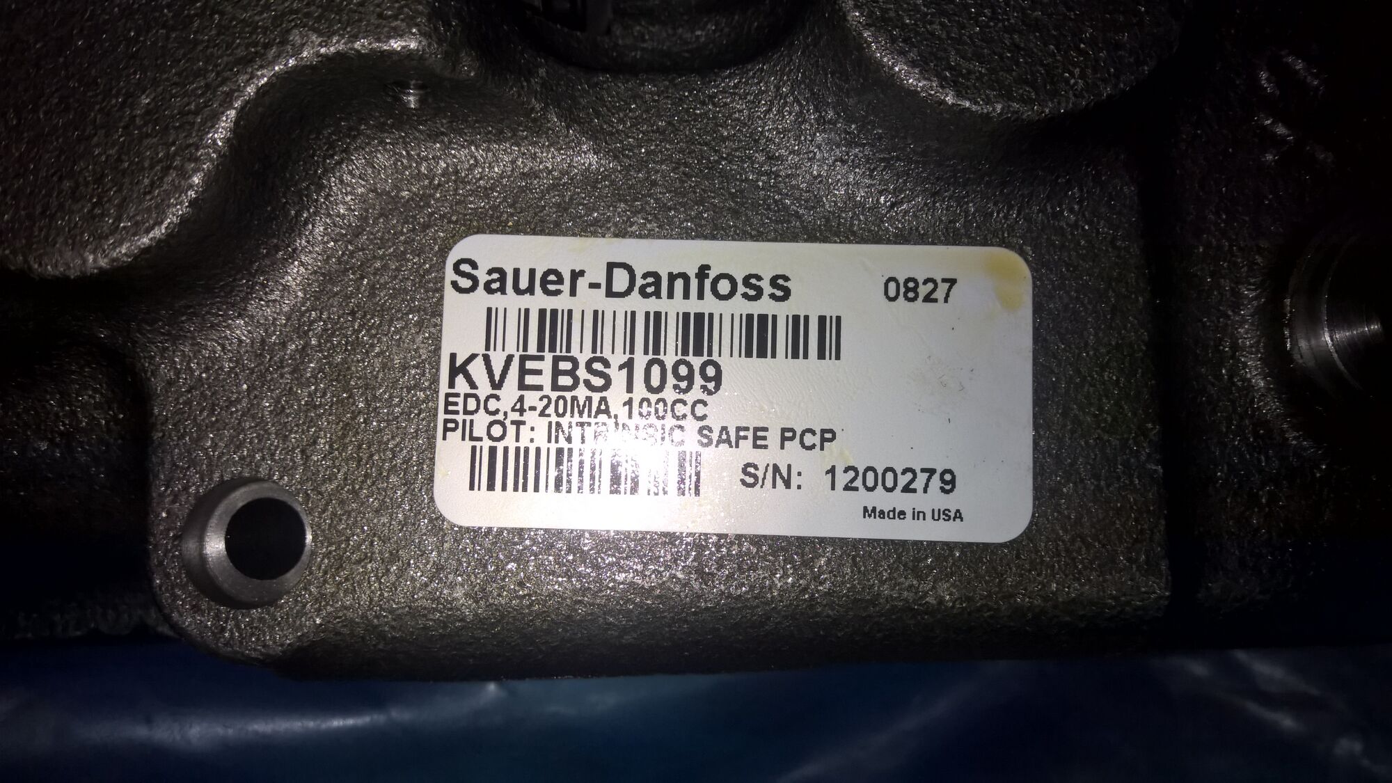 Клапан kvebs1099 управления гидронасосом 90PV100 Danfoss Power Solutions, Зауэр Данфосс. 13