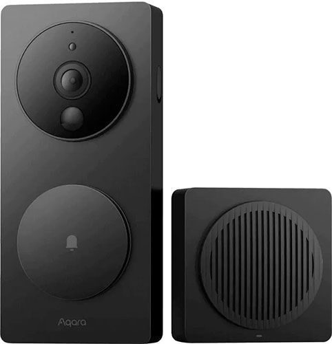 Видеодомофон Aqara Smart Video Doorbell G4 (в составе комплекта модели SVD-KIT1 с повторителем Chime Repeater модели SVD
