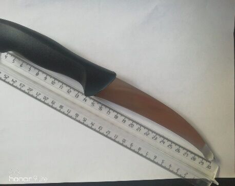 Нож для потрошения 3426 (Аналог MORA Frosts 159 288-P ) со стальным наконечником, 16 см, черная рукоятка