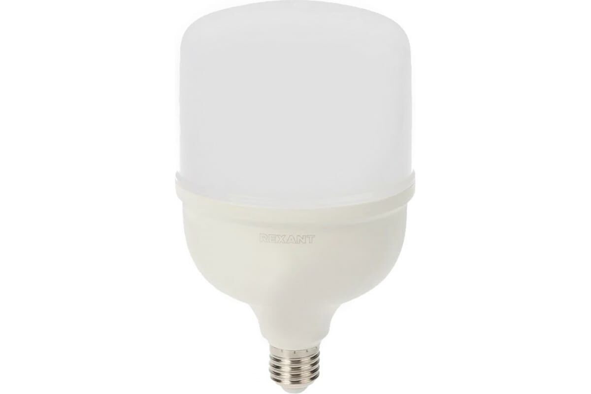 Лампа светодиодная высокомощная 50Вт E27 (+переходник E40) 4750Лм AC140~265В 6500K Rexant