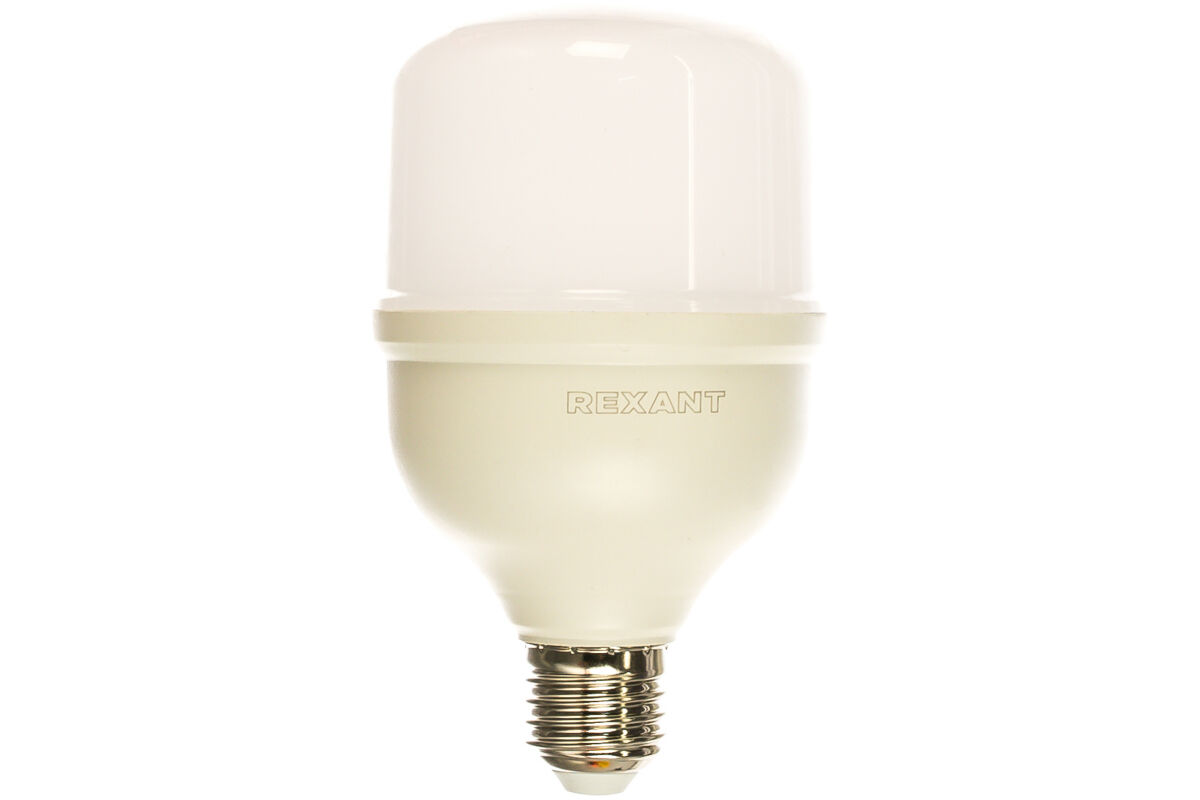 Лампа светодиодная высокомощная 30Вт E27 (+переходник E40) 2850Лм AC140~265В 6500K Rexant