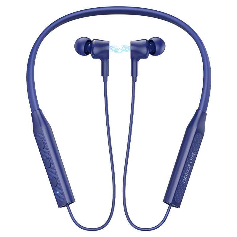 Гарнитура беспроводная "Borofone" BE59, Bluetooth 5.3, (для занятий спортом), синий 1