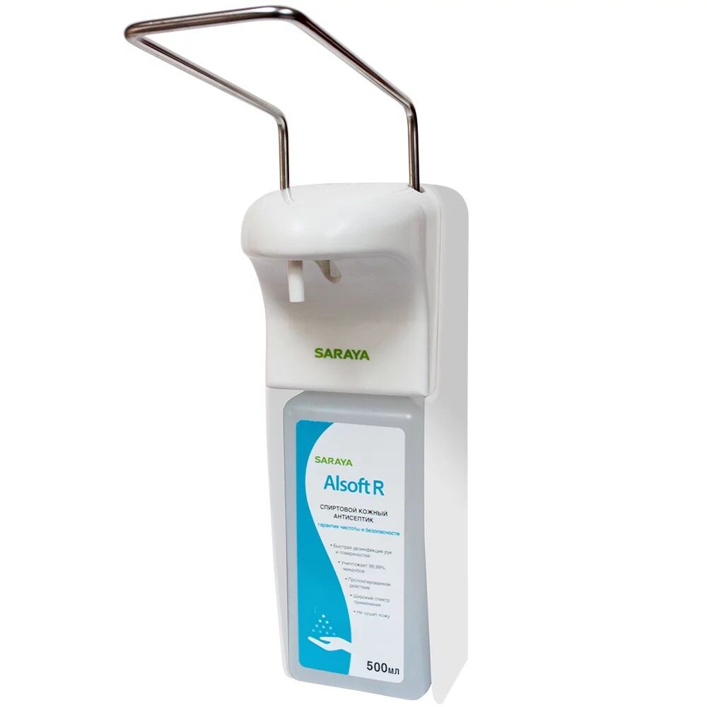 SARAYA MDS-500P дозатор локтевой для жидкого мыла и спиртового антисептика