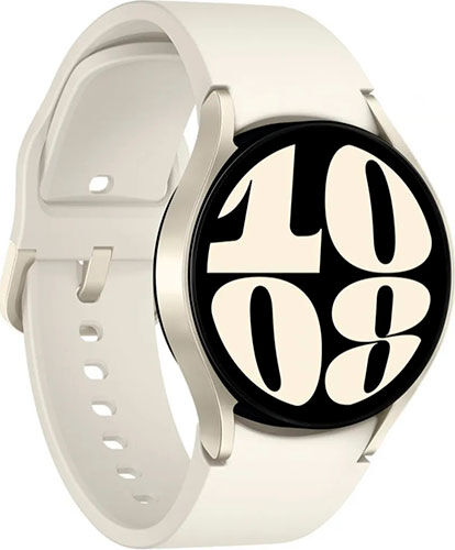 Смарт-часы Samsung Galaxy Watch 6, 40 мм, 1.3 AMOLED, белое золото (SM-R930NZEACIS) Galaxy Watch 6 40 мм 1.3 AMOLED бело