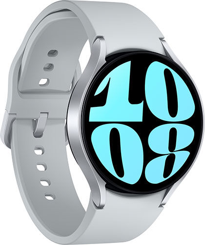 Смарт-часы Samsung Galaxy Watch 6, 44 мм, 1.5 AMOLED, серебро (SM-R940NZSACIS) Galaxy Watch 6 44 мм 1.5 AMOLED серебро (