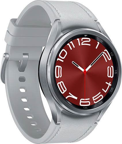 Смарт-часы Samsung Galaxy Watch 6 Classic, 43 мм, 1.3 AMOLED, серебро (SM-R950NZSACI) Galaxy Watch 6 Classic 43 мм 1.3 A