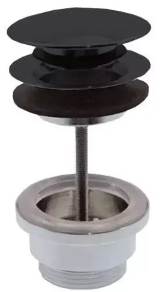 Донный клапан для раковины «Remer» 905CCR114NO чёрный матовый